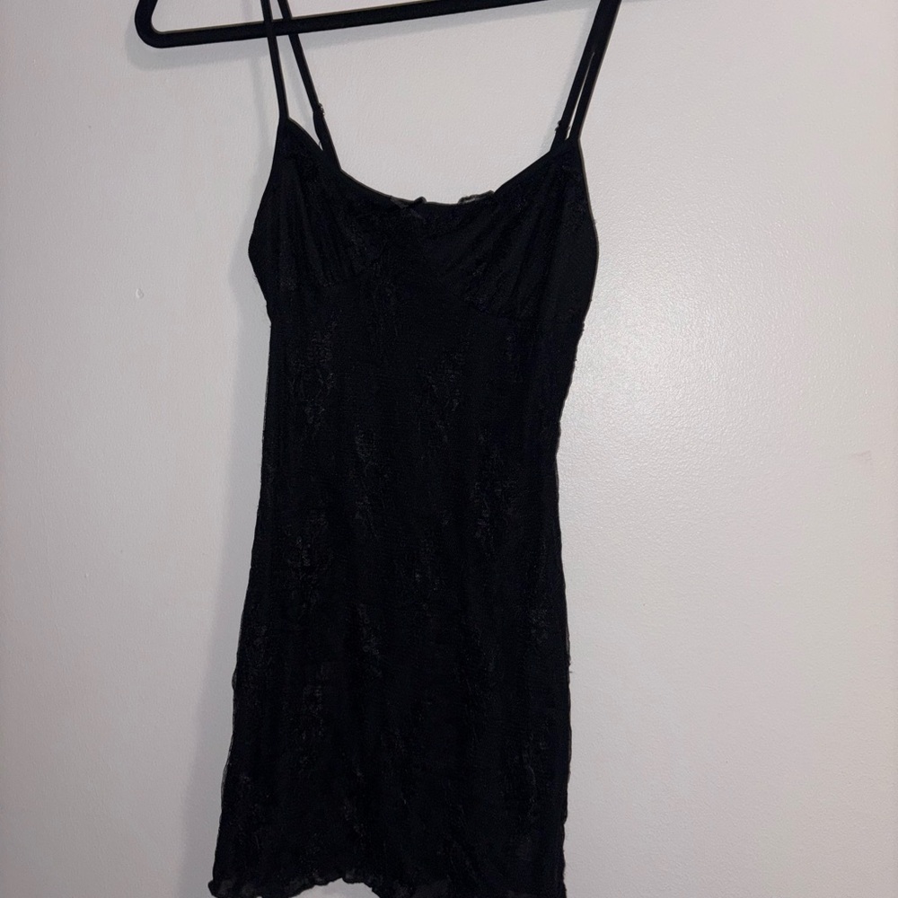 Edikted Black Lace Dress